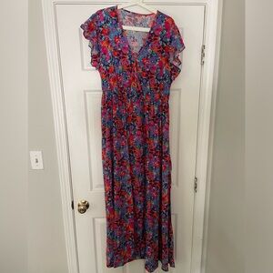 *New* floral maxi dress never worn!